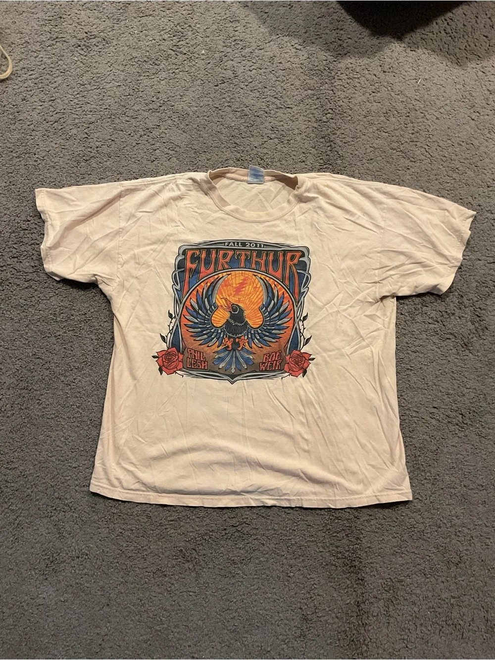 Further Vintage 2011 Men’s Graphic Music Concert T-Shirt Top Rock Band sz XL